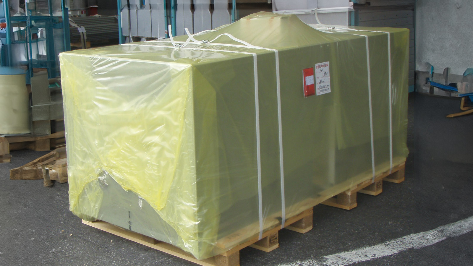 PVC Schrumpffolie Transparent gelb