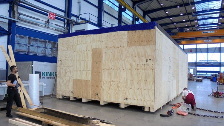 Beispiel Standard-Verpackung von KISTEN HAAS