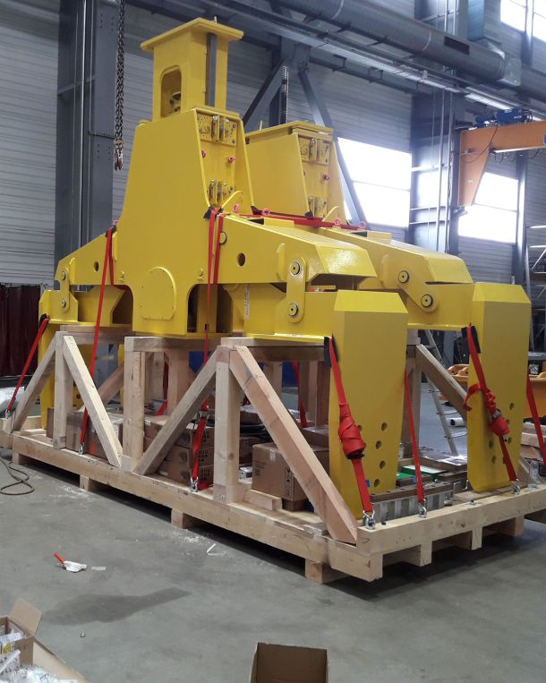 Holzgestell für Metalindustrie