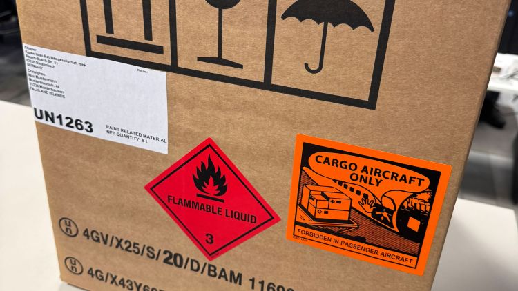 Gefahrenmarkierungen- und Labels