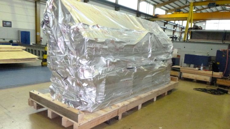 Dichte Sperrschicht aus Alufolie